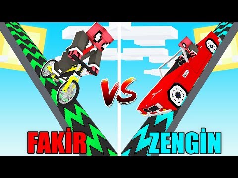 ZENGİN ARABA RAMPA VS FAKİR ARABA RAMPA! 😱 - Minecraft