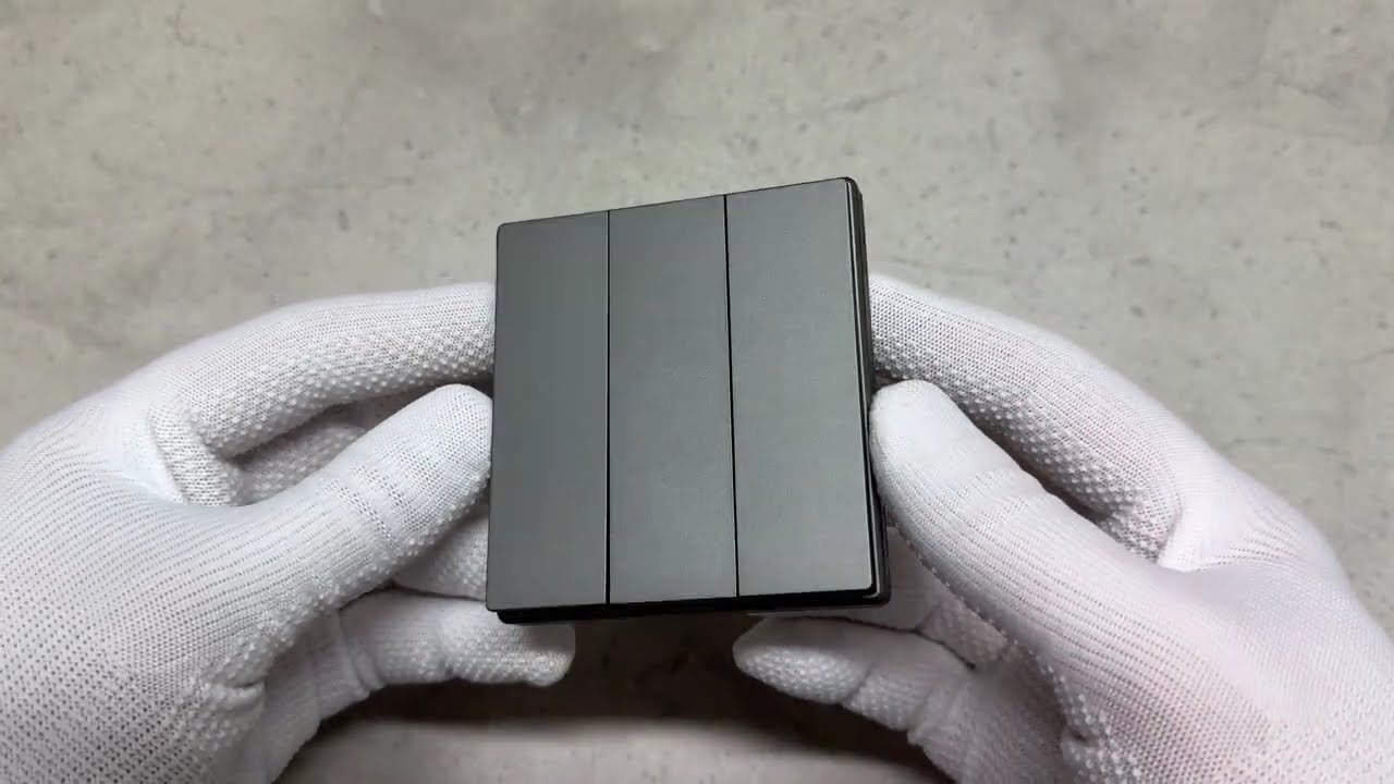 Вимикач триклавішний сірий графіт VIDEX NOTA (VF-NT-SW3-GR)