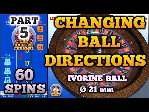 60 Roulette Wheel Spins - Both Directions - Blue Scoreboard - Part 5 of 5