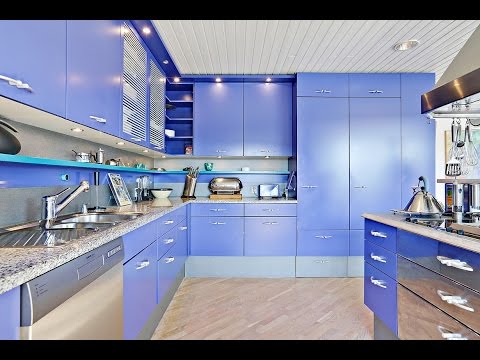 Top 30 Stylish, Modern Blue Theme Kitchen Collection- Plan n Design Video