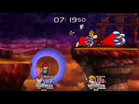 Super Smash Bros. Crusade Tournament - Ness VS Rayman