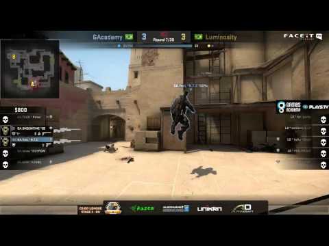 FACEIT League 2015 Stage 3 - Luminosity vs. Games Academy (Mapa 3 - Mirage - Parte 2/2) - NA Qualify