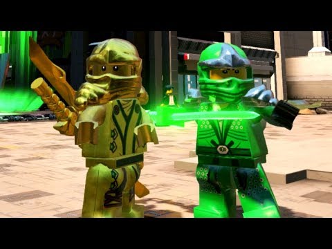 The LEGO Ninjago Movie Videogame - Gold Ninja Unlocked + Gameplay (220 Gold Bricks)