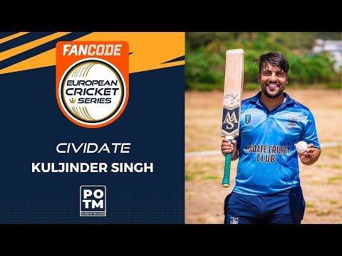 POTM: K.Singh - BRE vs CIV | Highlights | FanCode ECS Brescia, 2022 Day 3 | ECS22.371