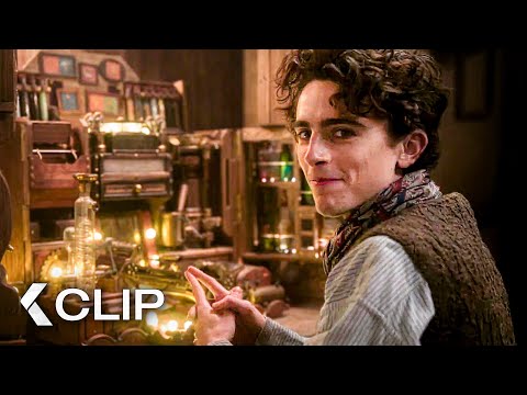 WONKA Clip - Wonka Makes Chocloate In His Travel Factory (2023)