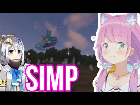 Amane Kanata Loves Himemori luna Too Much | Minecraft [Hololive/Sub]