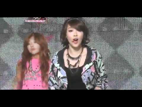 110701   4Minute   Pinocchio Danger   Special Change   MUSIC BANK   July 1, 2011