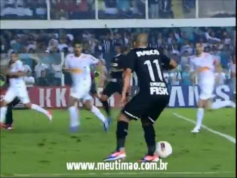 Gol do Corinthians Emerson Sheik Santos 0 x 1 Corinthians 13/06/12