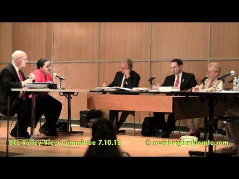 OCL Valley View Committee Meeting July 10, 2012