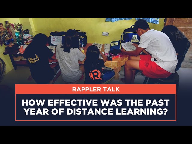 Rappler Talk: How effective was the past year of distance learning?