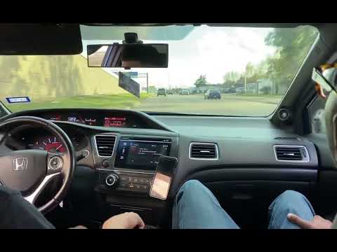 Supercharged 9th gen Civic Si ride along