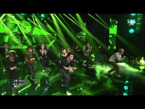 130616 SBS Inkigayo EXO - Wolf