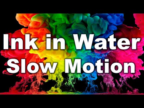 Best Ink In Water Slow Motions | Relaxing Music Video | 2022