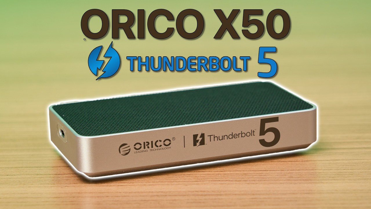 Thunderbolt 5 SSD on a budget! Orico X50 review!