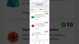 Microsoft rewards, claim point to redeem games or market or gift card, link in bio #microsoftrewards