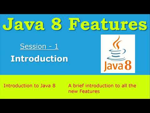 #1 - Java 8 - Introduction | Main Features Introduced in Java 8 #java #java8