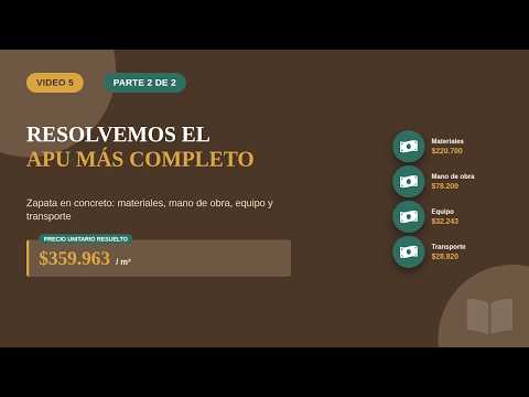V5 S APU práctica para zapata corrida 3000 PSI
