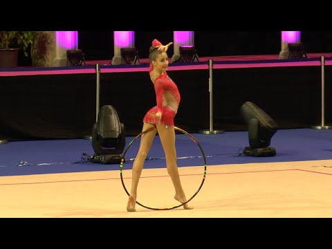 Veronika Poliakova, Russia, Hoop, Berlin Masters 2015 Qualification