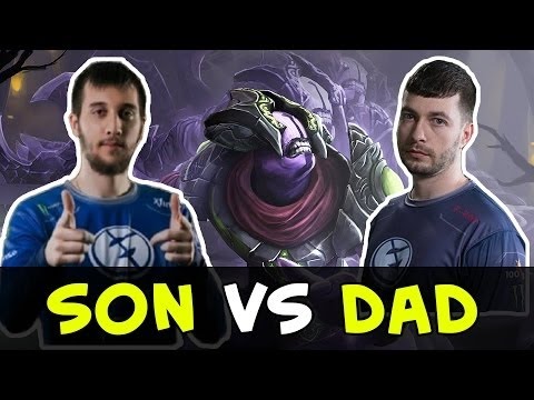 Arteezy vs Fear — no trash talk when playing vs dad