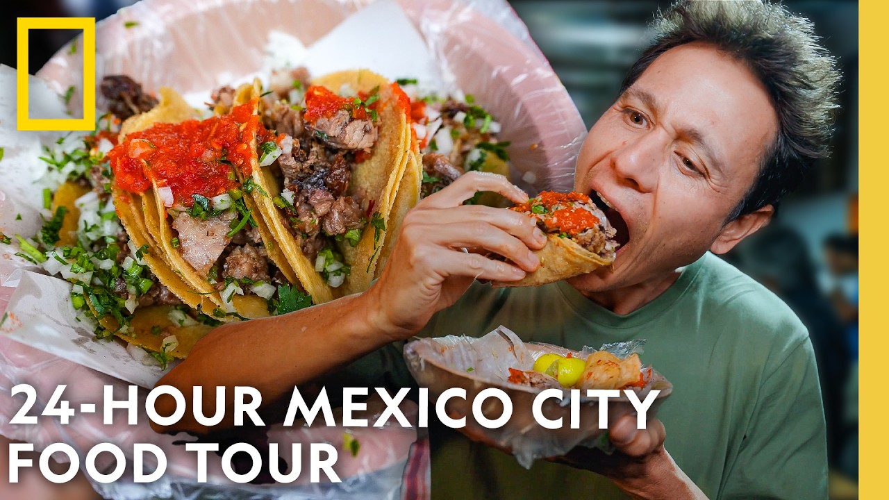 Eating Huarache, Tacos, & More in Mexico City! | Epic Food Journeys with Mark Wiens | Nat Geo
