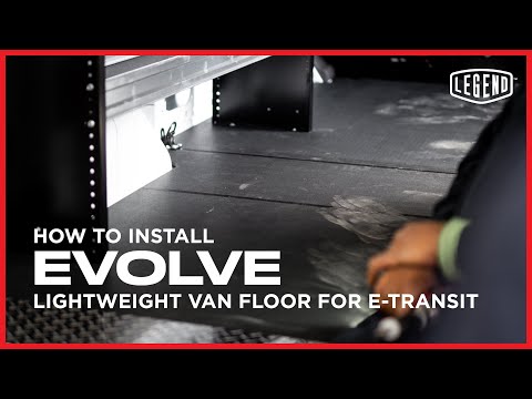 How to install EVOLVE Lightweight Floor | Best Floor for E-Transit & EVs