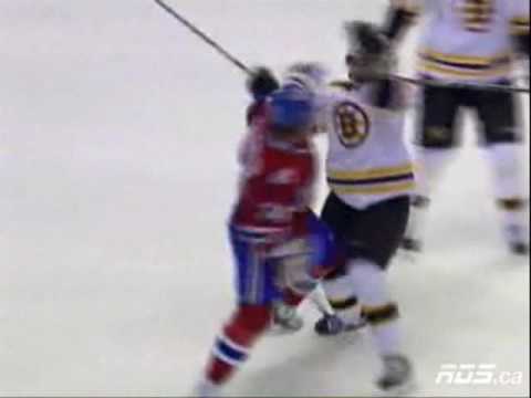 Sergei Kostitsyn Hits then Fights Jeff Lovecchio