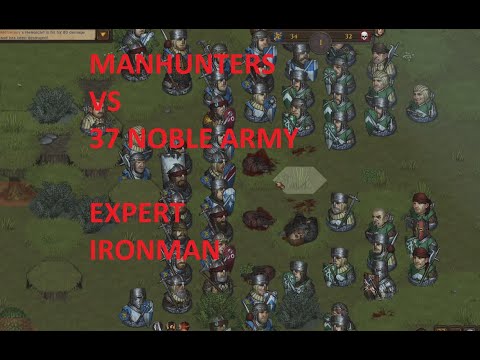 Expert Ironman Manhunters vs 37 Noble Army Battle Brothers