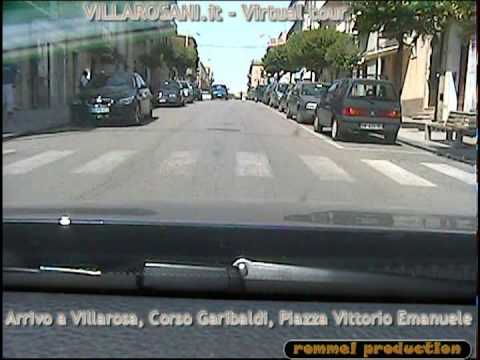 Villarosa - VirtualTour 1-Arrivo a Villarosa, C.so Garibaldi