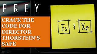 Prey: Secret code of Director Thorstein's safe (Hardware Labs)