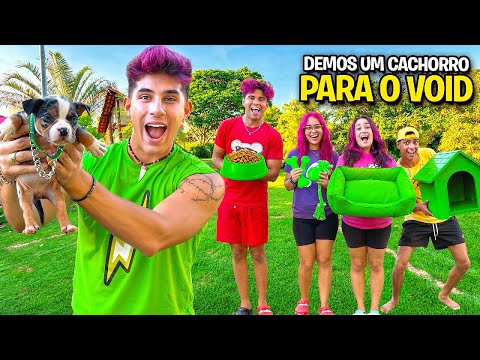 DEMOS UM CACHORRINHO NOVO PARA O VOID *Novo pet dos Rosa !