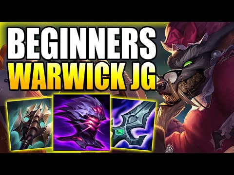 HOW TO PLAY WARWICK JUNGLE FOR BEGINNERS IN-DEPTH GUIDE S13! - Best Build/Runes S+ League of Legends