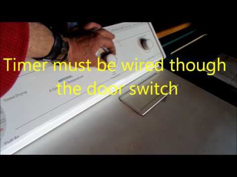 Dryer stays on or will not turn on