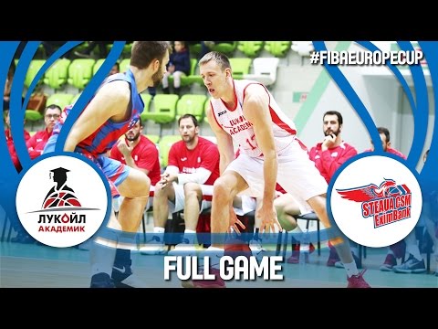 Lukoil Academic (BUL) v Steaua CSM (ROU) - Full Game - FIBA Europe Cup 2016/17