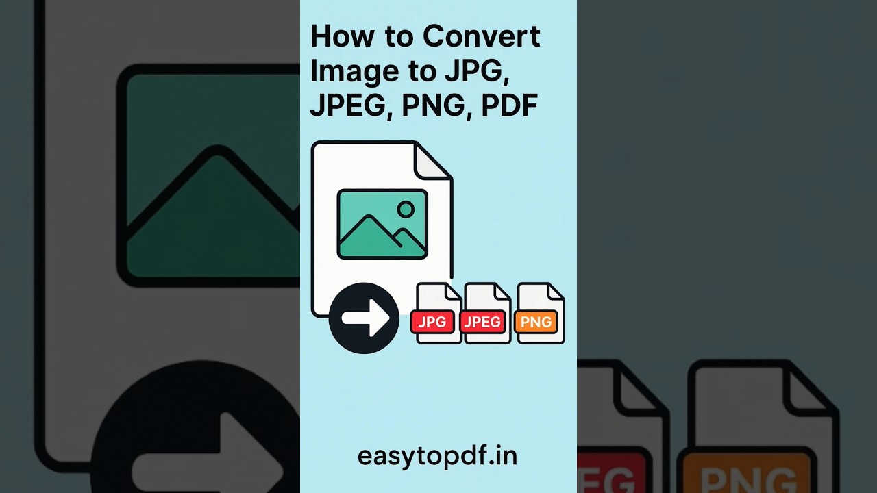How to convert image to JPG, JPEG, PNG, PDF  