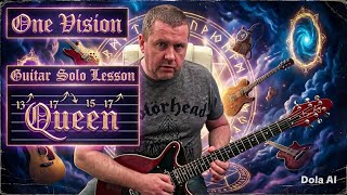 Queen - One Vision - Guitar Lesson (Guitar Tab)