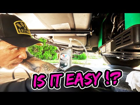Oil Change - Cummins Onan 2800i Generator | Winnebago Travato 59K