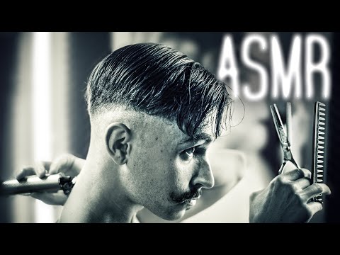 Giving myself a 1920's / Peaky Blinders HAIRCUT 💇🏻‍♂️ASMR (Short Edit)