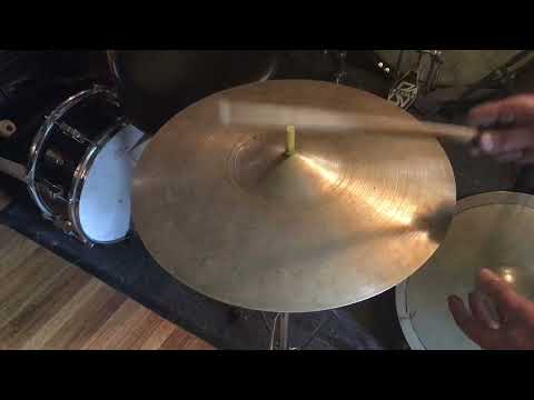 Restored Zildjian 18" A. Zildjian '60s Stamp Ride Cymbal 1960s - Traditional image 5