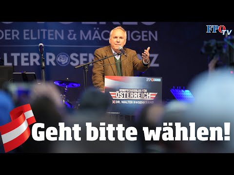 🇦🇹 Geht bitte wählen! [X] Walter Rosenkranz 🇦🇹