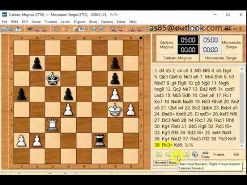 Carlsen Magnus and movsesian 2009 01 19 == p481