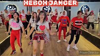 Download lagu HEBOH JANGER BY SITI BADRIAH | ZUMBA | LILAC | senam kreasi | senam mudah | zunba mudah mp3