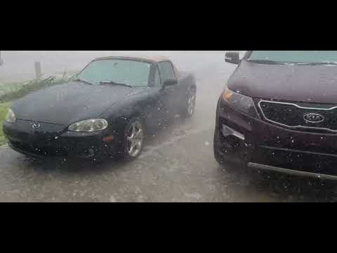 Severe Thunderstorm in West Melbourne, Florida - April 26, 2023.