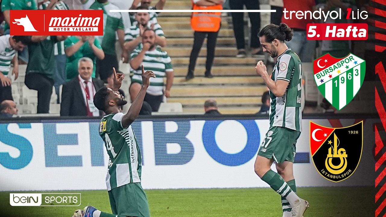 Bursaspor - İstanbulspor | 5. Hafta Maç ÖZETİ | Trendyol 1. Lig - 2026/27