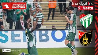 Bursaspor - İstanbulspor | 5. Hafta Maç ÖZETİ | Trendyol 1. Lig - 2026