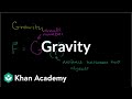 Introduction to gravity | Centripetal force and gravitation | Physics | Khan Academy