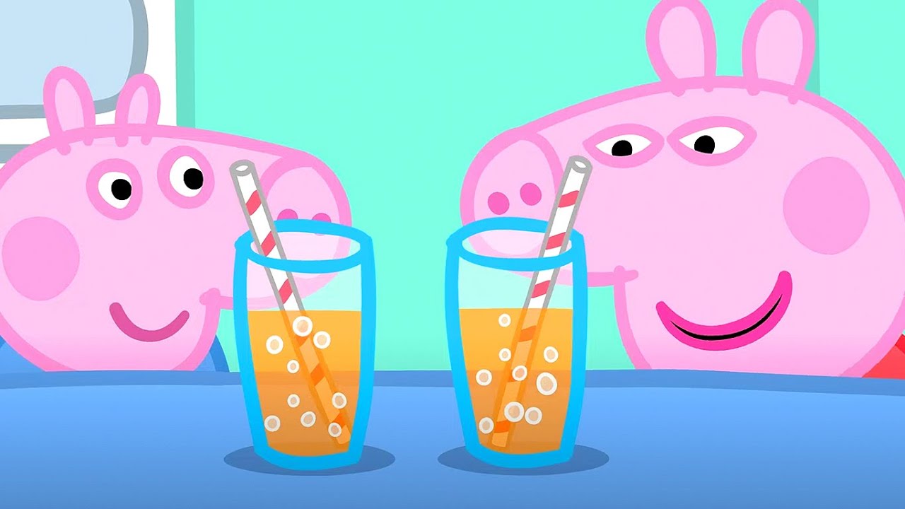 Peppa Pig Enjoys a Cold Drink 🐷 | Peppa Pig | Full Episodes | Cartoons for Kids
