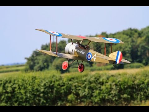 1/3 SCALE SOPWITH PUP WW1 BIPLANE SCOUT / FIGHTER - ZENOAH 74cc FLAT TWIN PETROL- BUCKMINSTER - 2022