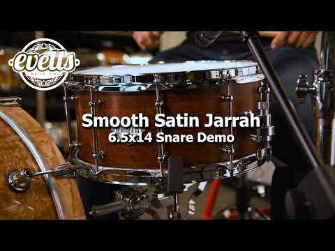 Evetts 6.5x14 Smooth Satin Jarrah Snare - Made in Australia