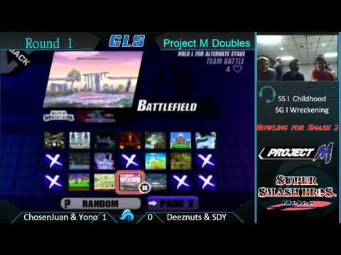 Bowling for Smash II Project M Doubles - Yono & Juan vs. Deeznuts & SDY