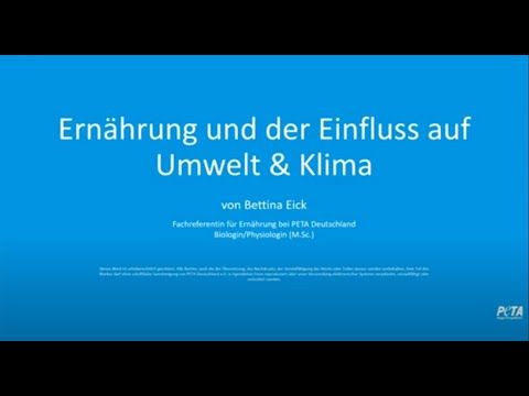 Vortrag zum Thema „Ernährung und der Einfluss auf die Umwelt“